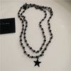 Punk Rock Y2K Black Star Cross Red Heart Pendant Ghost Claw Choker Chain Necklace Men Women Goth Vintage Grunge Emo Accessories - Image 12