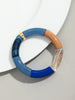 Chunky Acrylic Tube Bead Bangle with Multicolor Options - Image 34