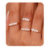 Gold Plated Stainless Steel Freshwater Pearls Rings For Women - Image 14