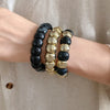 Square-Spliced Bead Bangle with Elastic Cord and Multiple Designs - Image 31
