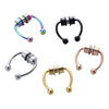 Women Fake Piercing Nose Ring Hoop Septum Non Piercing Nose Clip Rock HipHoop Stainless Steel Magnet Punk Body Jewelry - Image 1
