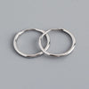 Minimalist Circle Hoop Earrings in Multiple Sizes - Image 16