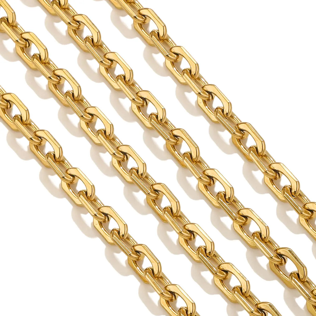 1 Meter Strong Durable Stainless Steel Square Thick Chain for The Production of Hip Hop Rock Gold Necklace Bracelet - Image 1