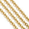 1 Meter Strong Durable Stainless Steel Square Thick Chain for The Production of Hip Hop Rock Gold Necklace Bracelet - Image 1