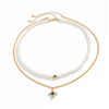 PuRui Four-Pointed Star Rhinestone Pendant Necklace for Men Boho Imitation Pearl Chain Necklace Jewelry - Image 4