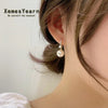Elegant Lady's Pearl Pendant Earrings Korean Jewelry Party Student Girl's Simple Accessories Sweet Earrings For Woman - Image 2