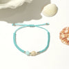 12-Piece Braided Bracelet Set with Shell Starfish and Turtle Charms - Image 3