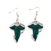 Vintage Charm Elf Green Leaf Necklace Elven Pin Brooch Pendant Necklace Women Alloy Chain Earrings Jewelry Gifts - Image 6