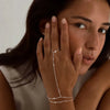 Multilayer Silver Color Finger Ring Bracelets for Women Metal Shiny Thin Chain Multilayer Bracelets Charm Jewelry Gifts - Image 2