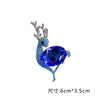 Rinhoo Cute Full Rhinestone Deer Brooches For Women Year Decorative Imitation Pearl Animal Elk Lapel Pins Christmas Jewelry - Image 8
