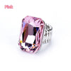 Personality Elegant Big Ring for Women 7 Colors Big Resin Stone Elastic Stretch Finger Rings Jewelry Christmaswholesale - Image 26
