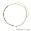 Gold Color Geometric Various Shaped Bezel CZ Plain Bar Charm Double Layer Sexy Women Hand Chain Bracelets - Image 7