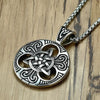 Vintage Nordic Celtic Knot Pattern Cross Necklace Pendant for Men Stainless Steel Chain Jewelry Amulet Necklace - Image 15