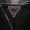 Rhinestones Heart Hollow Thong Bikini Rave Accessories Sexy Body Jewelry for Woman Underwear Festival Panty G String Party Gift