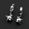 Gothic Spiky Sphere Drop Earrings Stainless Steel Spike Ball Dangle Huggie Hoops Dark Street Emo Piercing Decor Jewelry Gift - Image 3