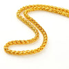 Yellow Gold Plated Dragon Head Rope Necklace For Men Vietnamese Gold Neck Chain Necklace Wedding Engagement Jewelry - Image 1