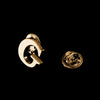 Quality Brass Initial A to Z 26 Letters Pin Golden Color English Symbol Design Men's Suit Collar Lapel Brooch Pin - Image 8