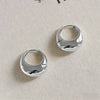 Silver Zirconia Huggie Hoop Earrings for Women Girls Sparkling Round CZ Wedding Engagement Party Jewelry Gift - Image 8