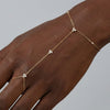 Silver Star/Evil Eyes Blue/White Zircon Bracelet Finger Design For Women Hand Chain Bracelet Party Jewelry - Image 17