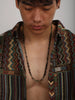 1PC Men's Retro Ethnic Style Africa Stone Necklace for Men Hippie Bohemia Long Beaded Necklace Man Tribal Jewelry Collar Hombre - Image 3