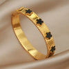 316L Stainless Steel Metal Classic Flower Bangles for Women Jewelry Delicate Bowknot Bracelets Accessories - Image 10