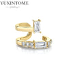 1PC Gold Plated Stars Flowers Clip Earring for Women Simple Crystal Ear Cuff Earrings Couples Appointment Jewelry Gift - Image 21