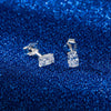 Silver Zircon Earrings for Women Shiny Cubic Zirconia Earrings Party Jewelry - Image 11