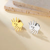 Stainless Steel Brooch Set with Brazilian Sign Language Hand Gestures Fit for Deaf Community Sign Language Fans Daily Wear Gift - Image 3