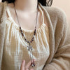 Vintage Ceramic Butterfly Pendant Necklaces for Women Chinese Ethnic Style Long Adjustable Handmade Beaded Necklaces Jewelry - Image 9