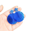 Transparent Shiny Round Laser Acrylic Earrings Vintage disco Ball Mirror Laser Creative pentagram Dangle Earrings - Image 16