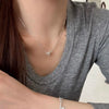 Silver Bead Geometry Necklace for Women Girl Korean Design Versatile Choker Jewelry - Image 8