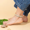 Boho Women Handmade Woven Multilayer Anklet Weaving Bracelet On The Leg Braid Rainbow Thread Rope Beach Barefoot Foot Jewelry - Image 4