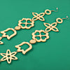Oversized Acrylic Flower Pattern Bell Long Drop Earrings Boho Exaggerated Gold Color Geometric Pendant Earring for women Jewelry - Image 6