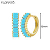 13mm Crystal Hoop Earrings for Women Silver Needle Zircon Huggie Small Earrings Hoop Piercing Jewelry Gifts - Image 17
