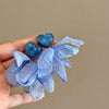 Korean Pink Lace Flower Pearl Tassel Earrings For Women Girls Sweet Petal Long Dangle Earrings Jewelry Accessories - Image 10
