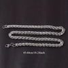 Silver Plated Stainless Steel Thick Wheat Braided Chain Necklace Resistant Jewelry for Men Daily Wear - Image 5