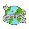 Love Earth Enamel Pins Plant Garland Heart Smile Planet Cat Brooches Lapel Badges Environment Protection Jewelry Gift For Friend - Image 19