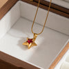 316L Stainless Steel Star Colorful Zircon Pendant Necklace For Women Daily Cute Temperament Jewelry Gifts - Image 5