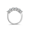 JoyceJelly 4mm Vvs Ring For Women Total Silver Jewelry Pass Diamond Tester Wedding Bands - Image 2