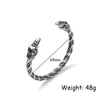 Viking Style Titanium Steel Bracelets Jewelry Pulseira Accessories Men Women Punk Rhombus Cuff Bangles for Boys Men - Image 31
