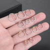 1Pc Titanium Nose Hoop Daith Earring Conch Helix Septum Piercing Clicker Segment Helix Rook Ear Piercings Women Body Jewelry 16G - Image 41