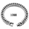 8/10/12MM Cuban Link Chain Bracelets for Men Women Stainless Steel Curb Link Chain Wristband Jewelry Gifts - Image 5