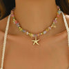Bohemian Starfish Pearl Choker Necklace for Women Girl Creative Crystal Handmade Beaded Necklaces Beach Jewelry Gift - Image 26