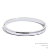 60mm 316L Stainless Steel Round Smooth Bracelet Bangle Women Minimalist Gold Color Texture Charm Jewelry - Image 8