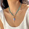 Vintage Imitation Pearl Choker Necklace for Women Glass Stone Irregular Bohemian Ethnic Style Charming Party Jewelry Gift - Image 8