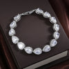 Water Drop Cubic Zirconia Tennis Bracelet for Weddings and Parties - Image 10