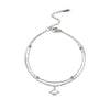 Cute Elegant Stainless Steel Anklet for Women Silver Color Planet Star Heart Turtle Octopus Charm Summer Sandals Jewelry - Image 14