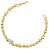 heart jewelry sets Cubic zirconia heart connector bracelet for women Brass necklace party Jewelry - Image 10