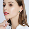 Gica Classic Multicolor 4 6mm Oval Flower Stud Earrings For Women Wedding Party Minimalist Jewelry Valentine's Day Gift - Image 5