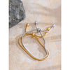 Basic Chain Pull-out Adjustable Bracelet Bangle Gold Platinum Plated Daily Jewelry Gift - Image 6